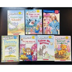 Scholastic & Random House Early Reader Children's Books Lot of 7 Barbie Biscuit